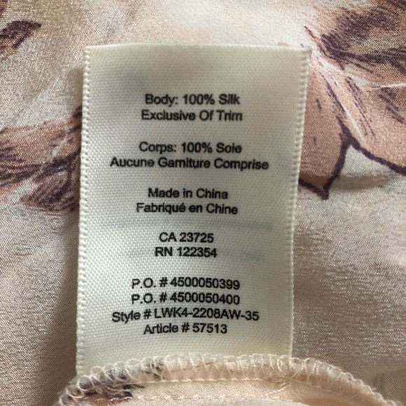 Wilfred (Aritzia) 100% Silk Cami Tank XS - Picture 6 of 6